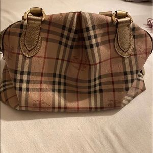 Vintage Burberry Bowler Bag